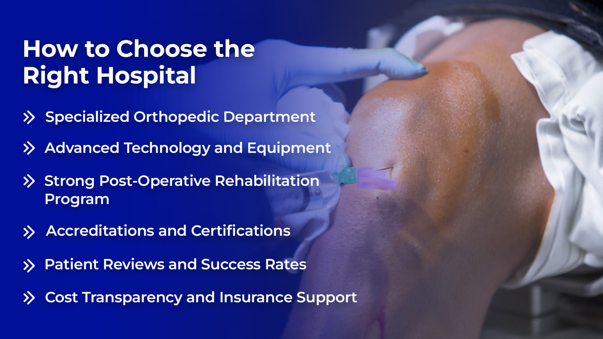 knee replacement hospital