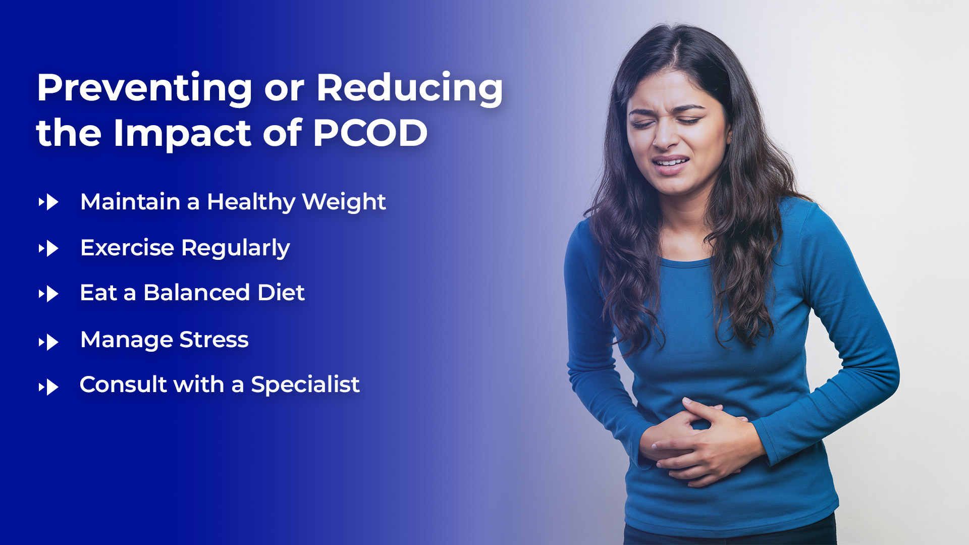 Preventing or Reducing the Impact of PCOD